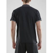 Craft Sport-Polo Pro Control (100% Polyester) black/white Men